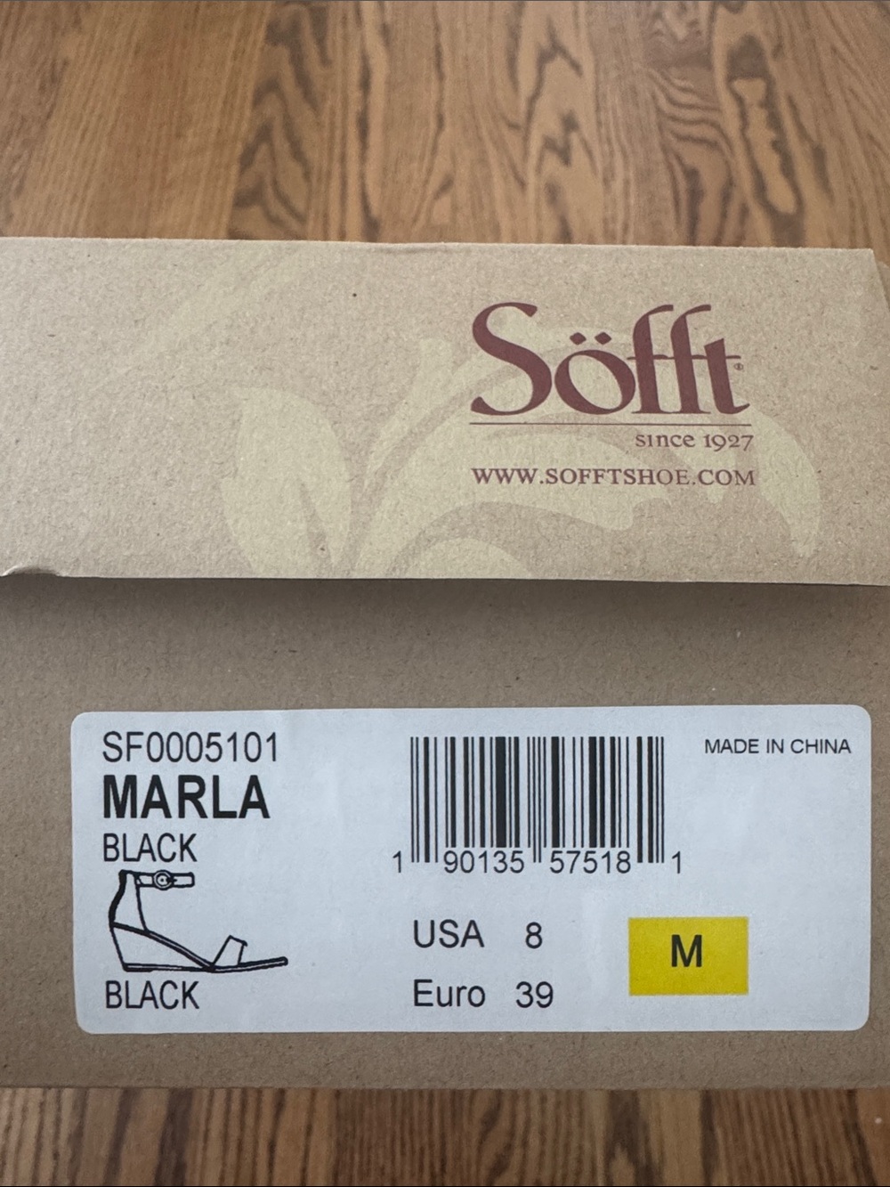 Söfft Black Suede Ankle-Strap Wedges - Picture 2 of 15